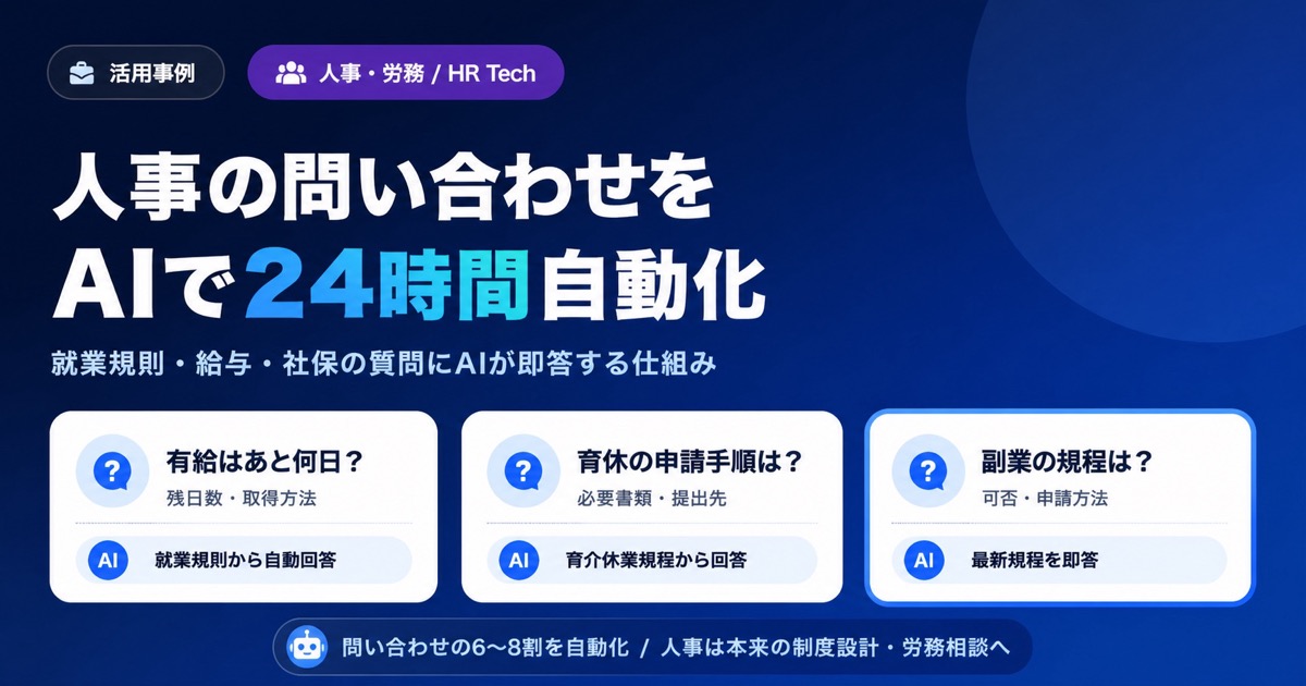 用AI自动应答HR咨询